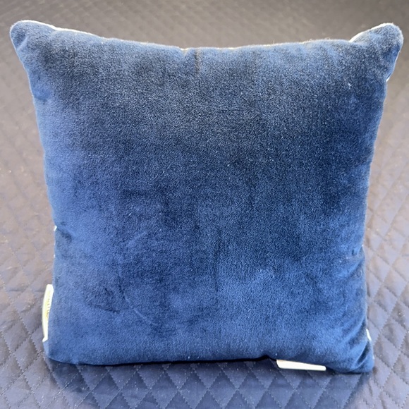 Primitives by Kathy Throw Pillow. White & Blue. “Believe and it will be” - Picture 2 of 6